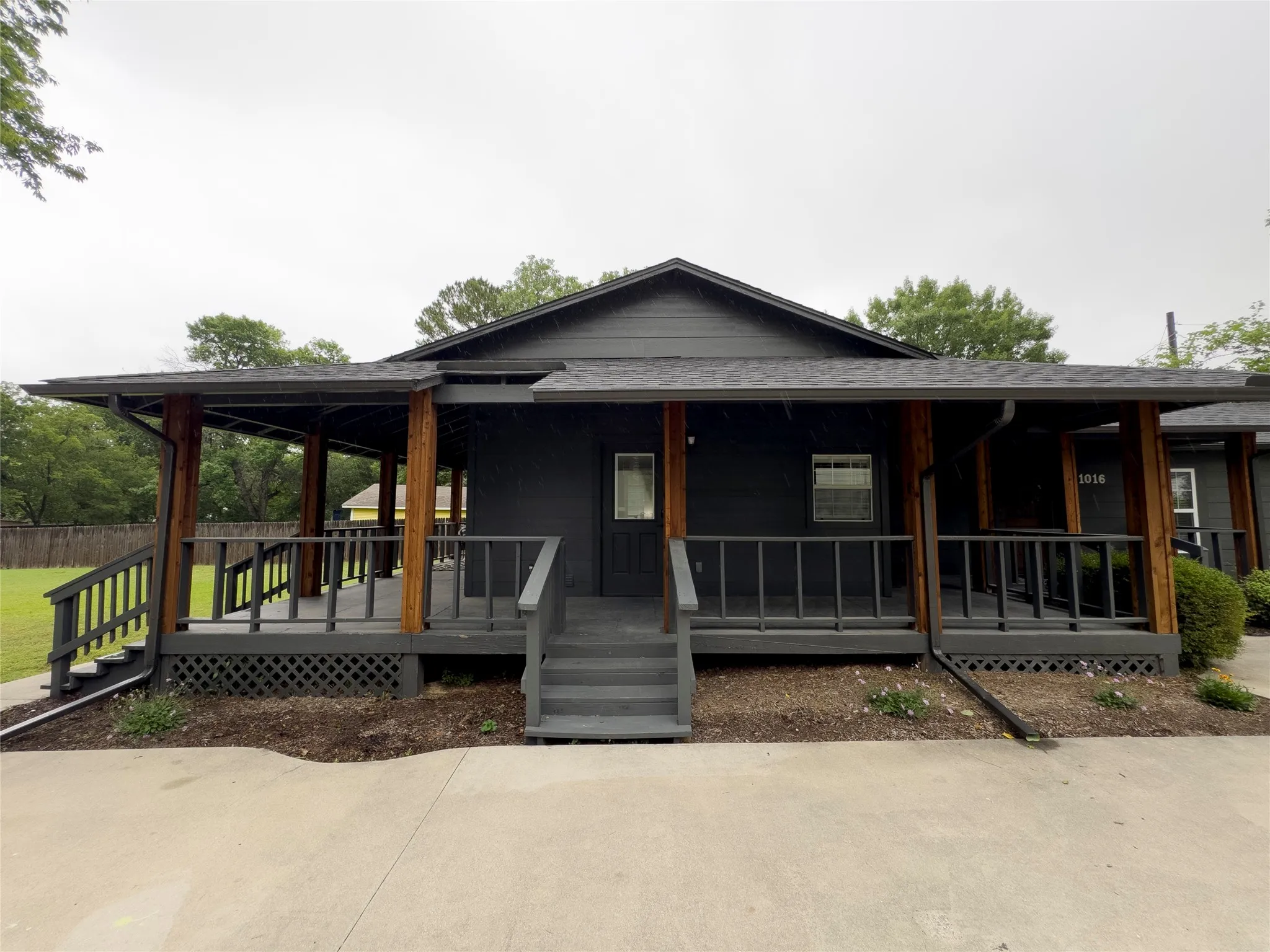 Imagine yourself entertaining on this wrap around porch