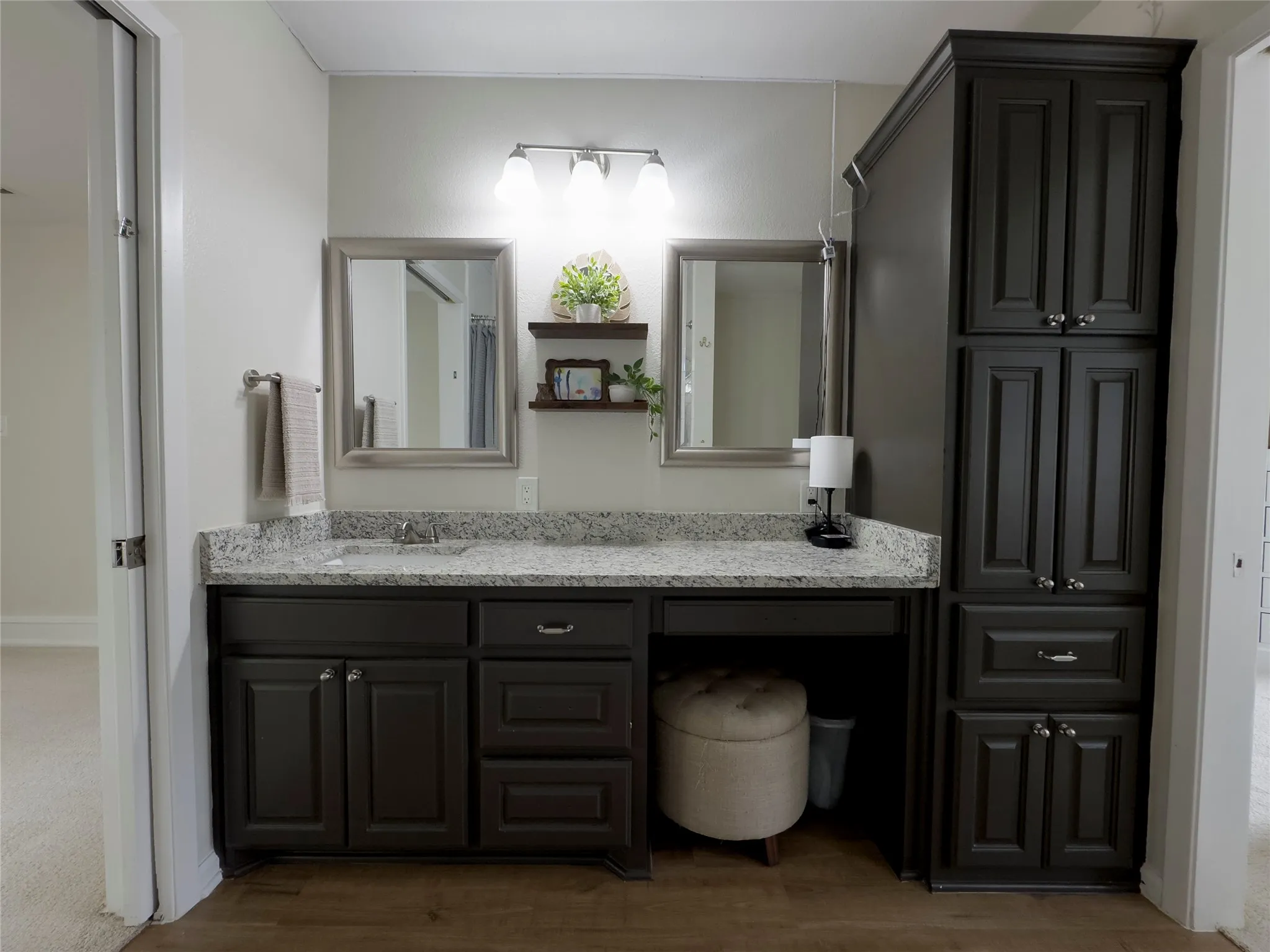 Ensuite bath for the primary bedroom