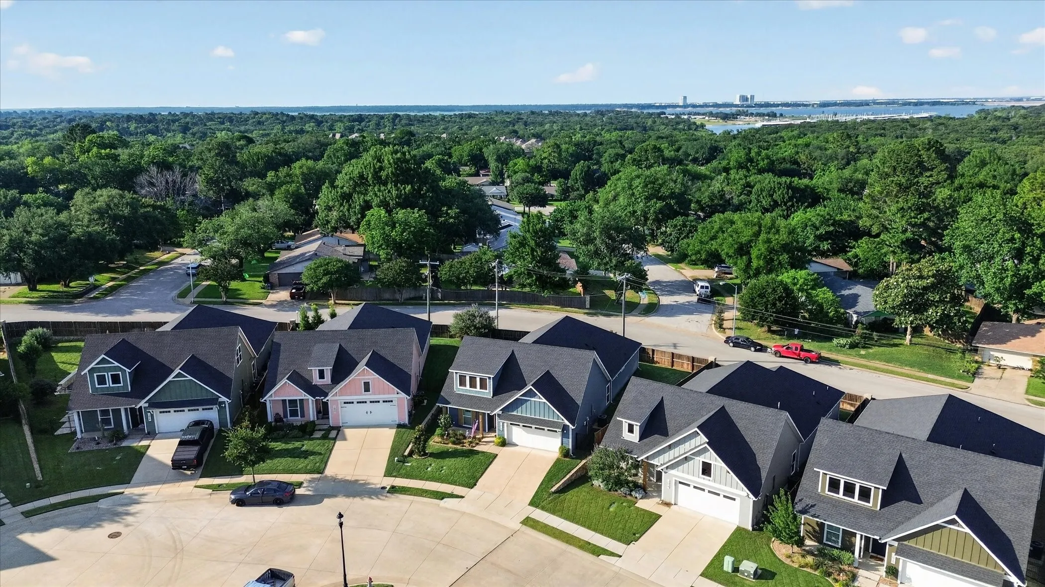 Grapevine Lake view