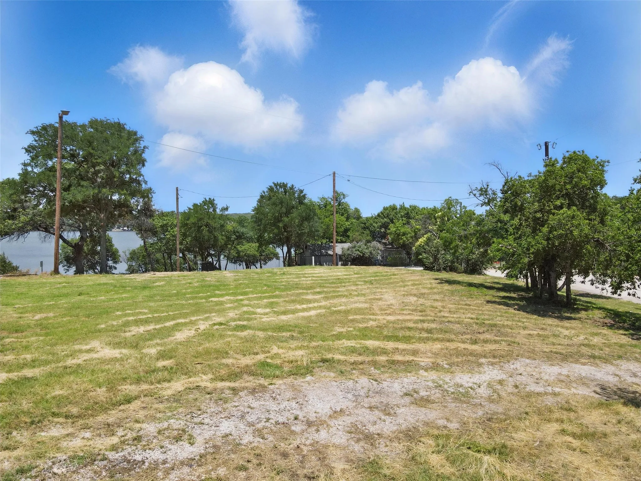 View of green lawn