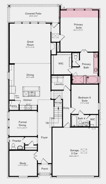 Additional Highlights Include: extended primary suite, slide-in tub at primary bath, and upgraded front door