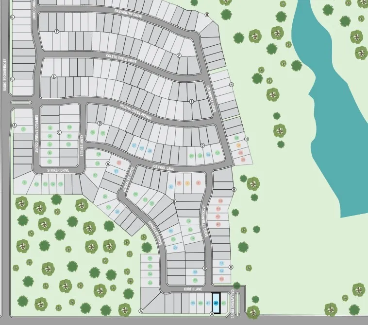 7309 Kurth Lane Site Map