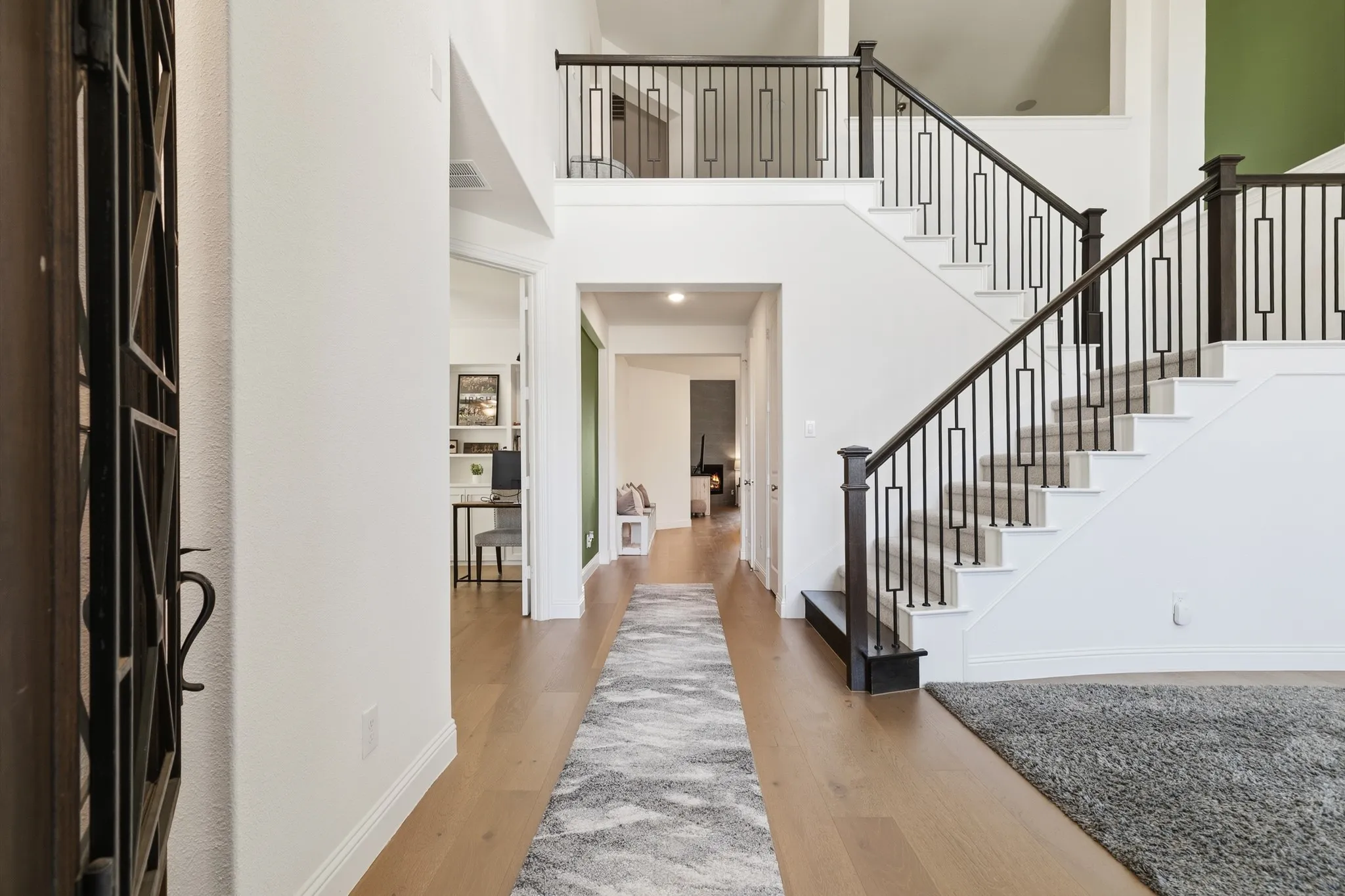 Two story entry