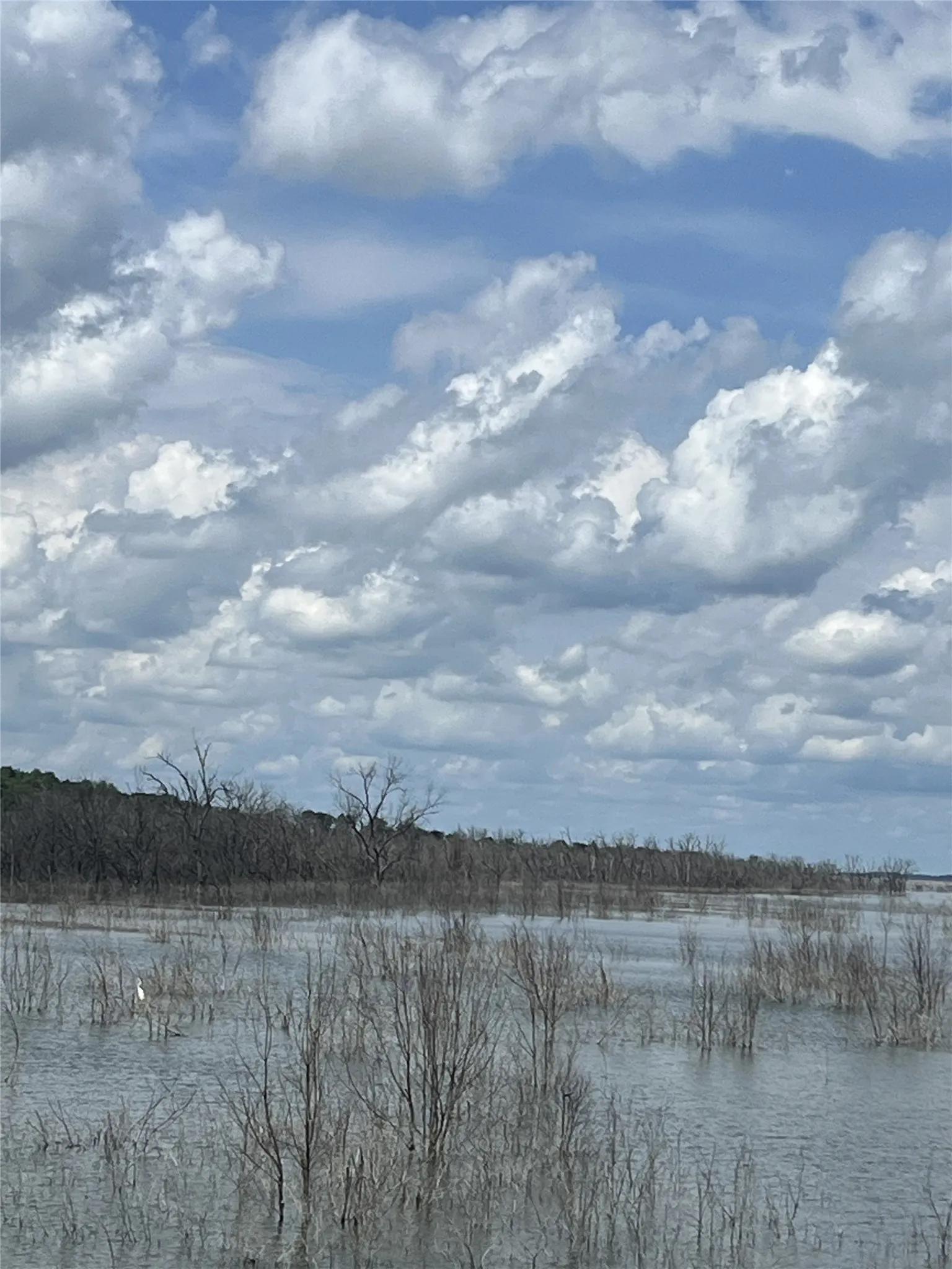 Lake just west