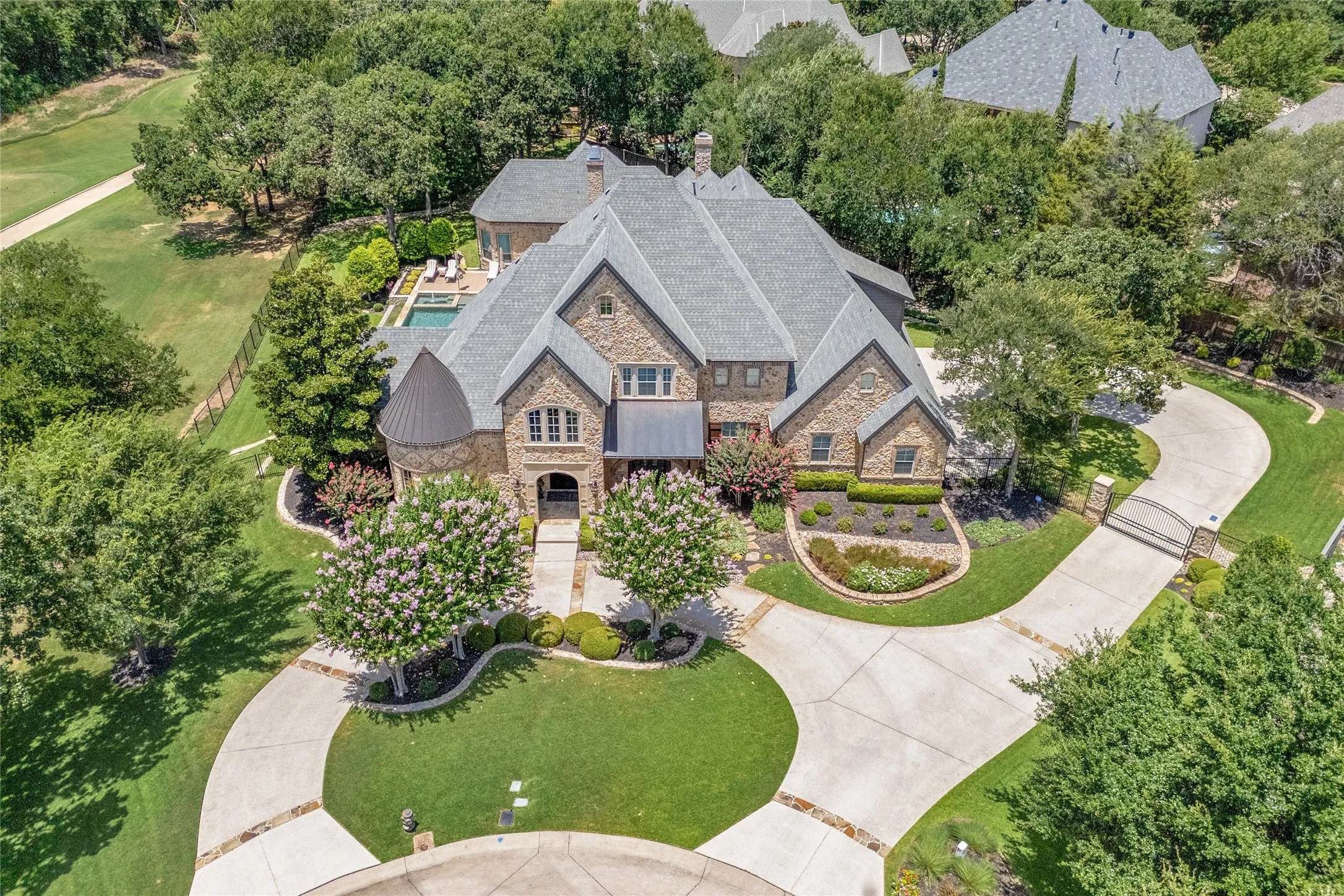 This oversized home site offers golf views, yet it also offers privacy!