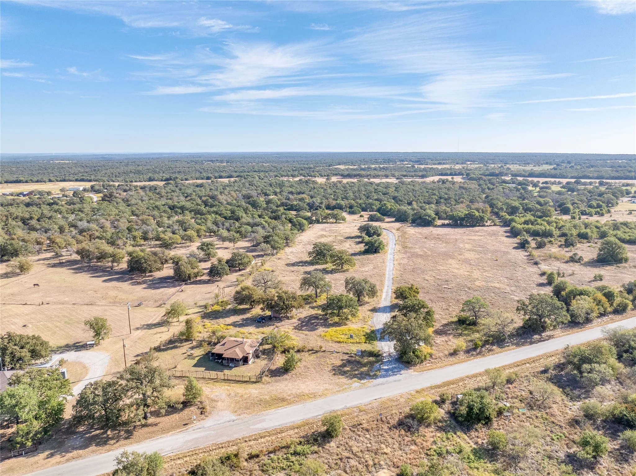 Drone / aerial view featuring a rural view