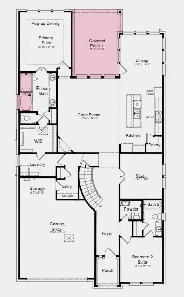 Additional Highlights Include: Bench at owner's entry, larger backyard and fireplace.