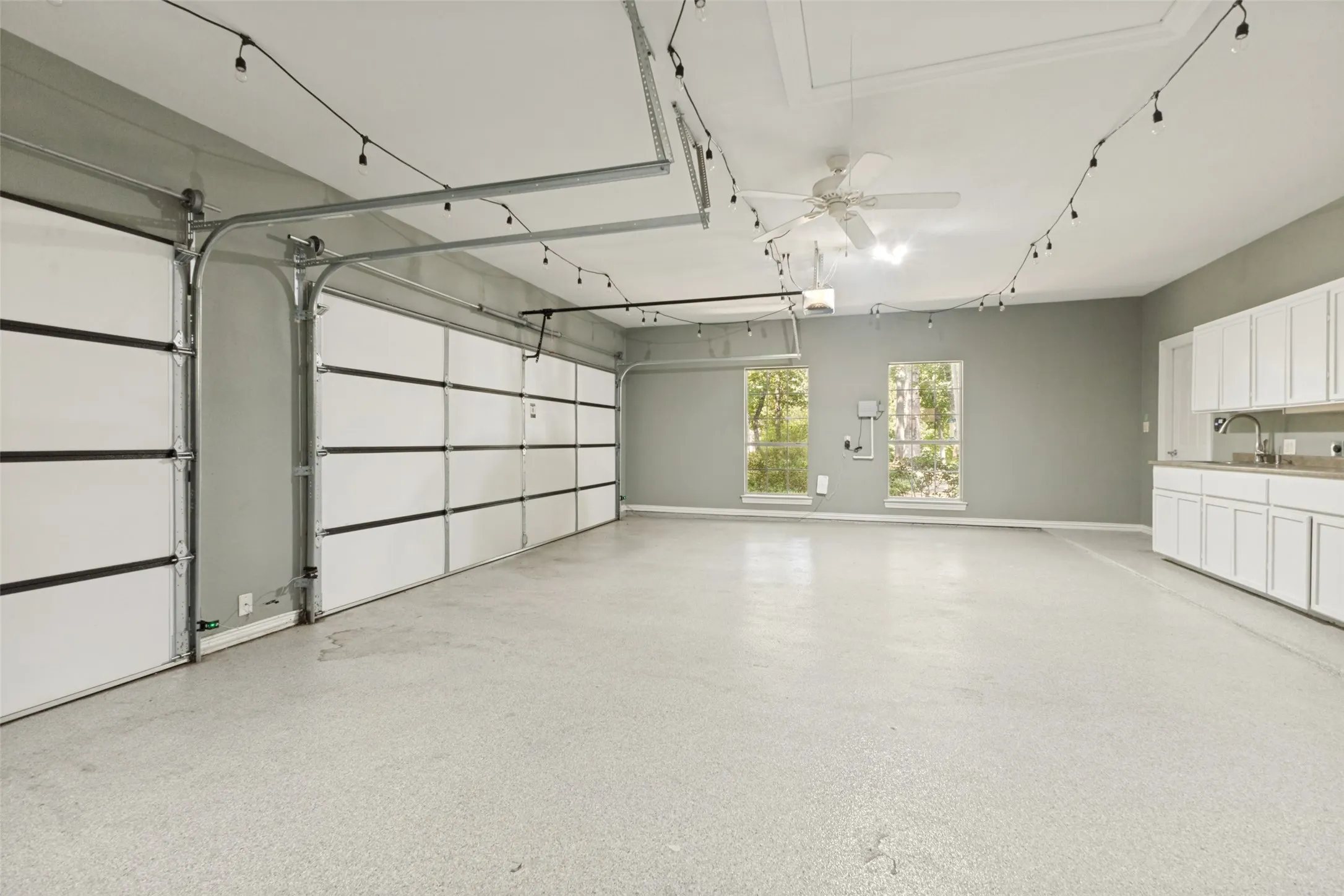 Your 3 car garage also has storage!