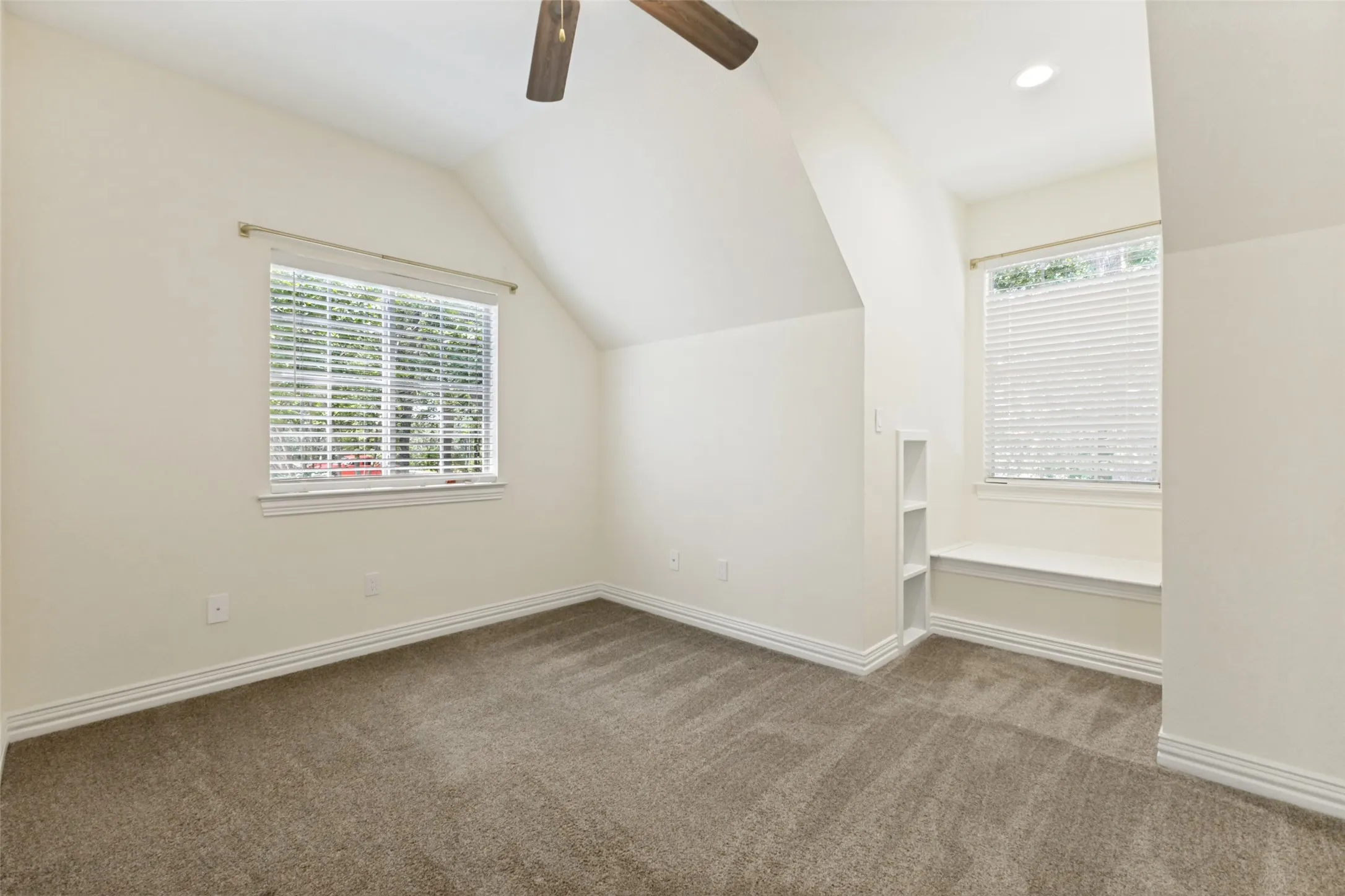 Upstairs bedroom with an amazing reading nook!