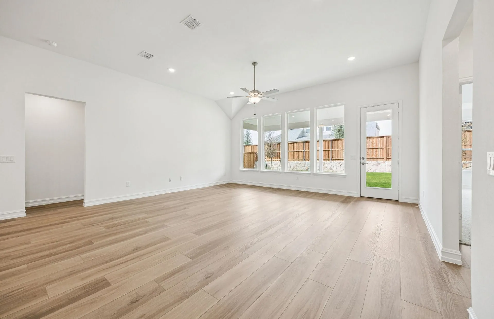 *Floorplan representation, not actual home - Spacious gathering room with large windows