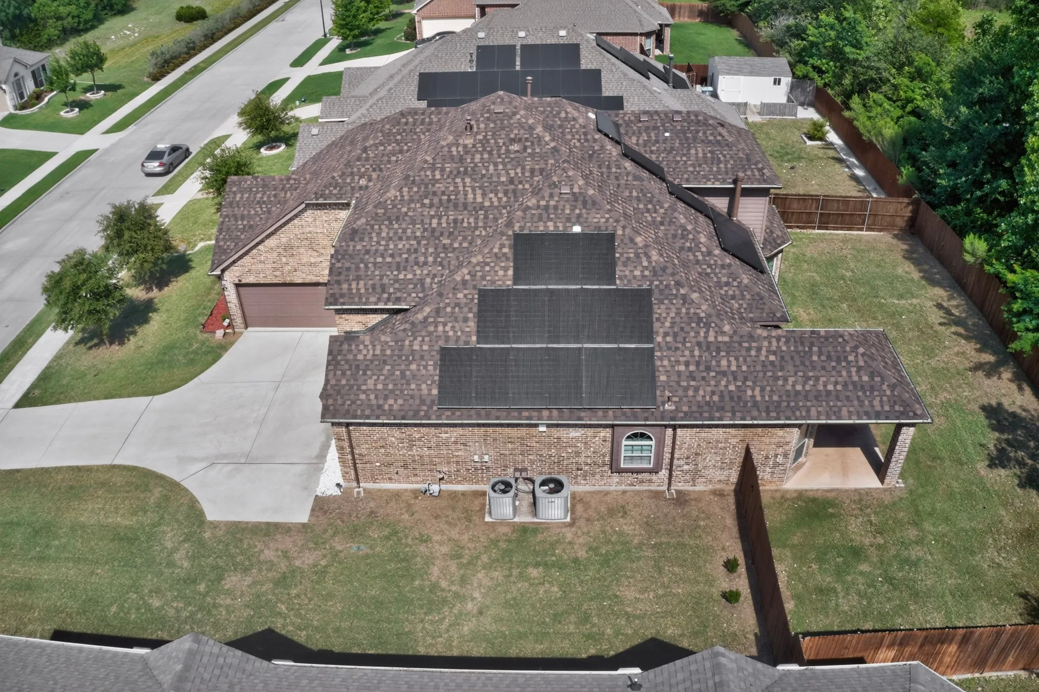 ARIEL VIEW OF 852 STATE ST...AND THE QUIET SILVER CREEK MEADOWS SUBDIVISION...