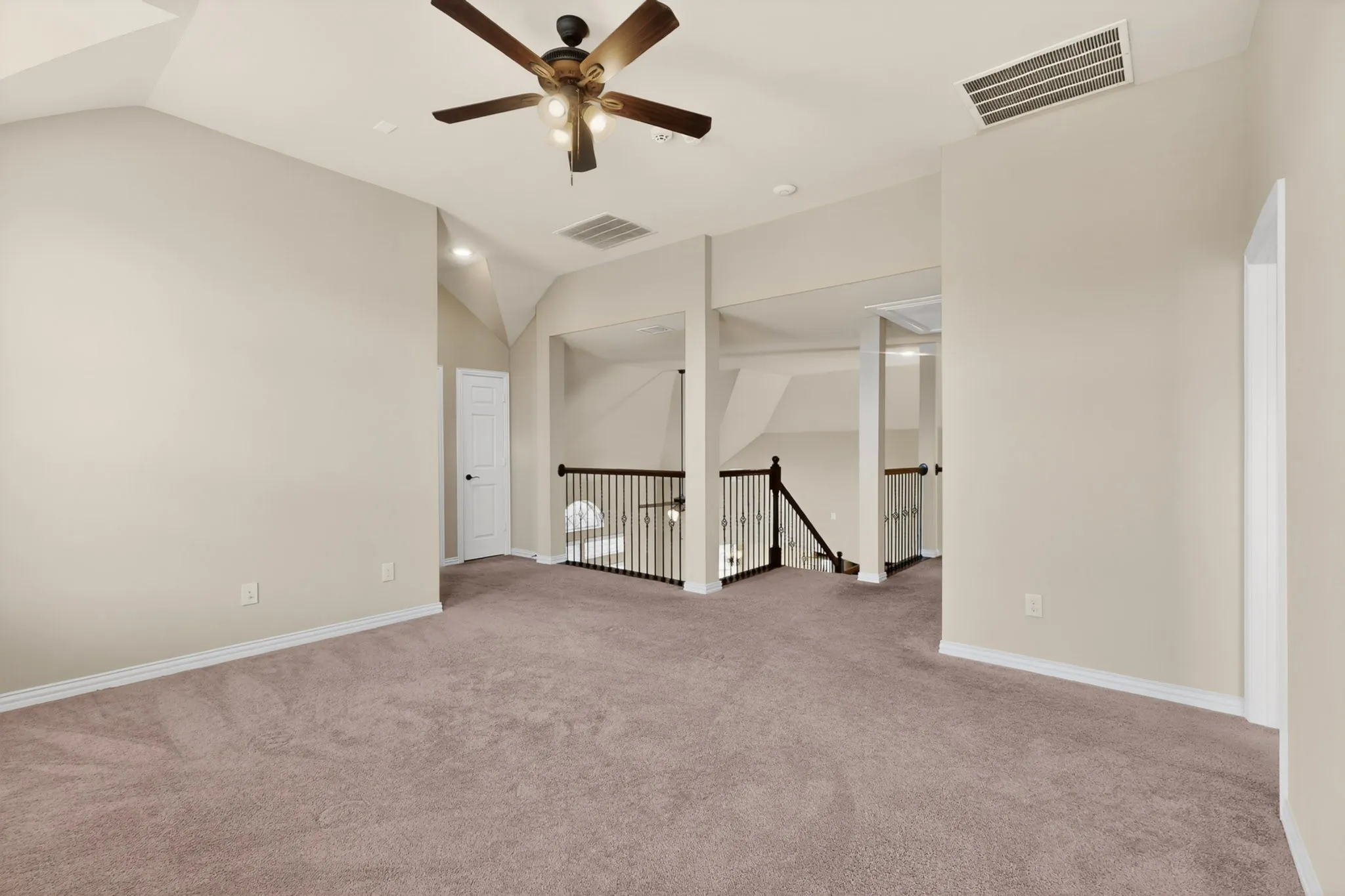 UP THE STAIRS AND INTO THE LARGE GAME ROOM WITH ENOUGH SPACE FOR A POOL TABLE AND PLENTY OF ROOM FOR PARTIES WITH FAMILY AND FRIENDS....!!!