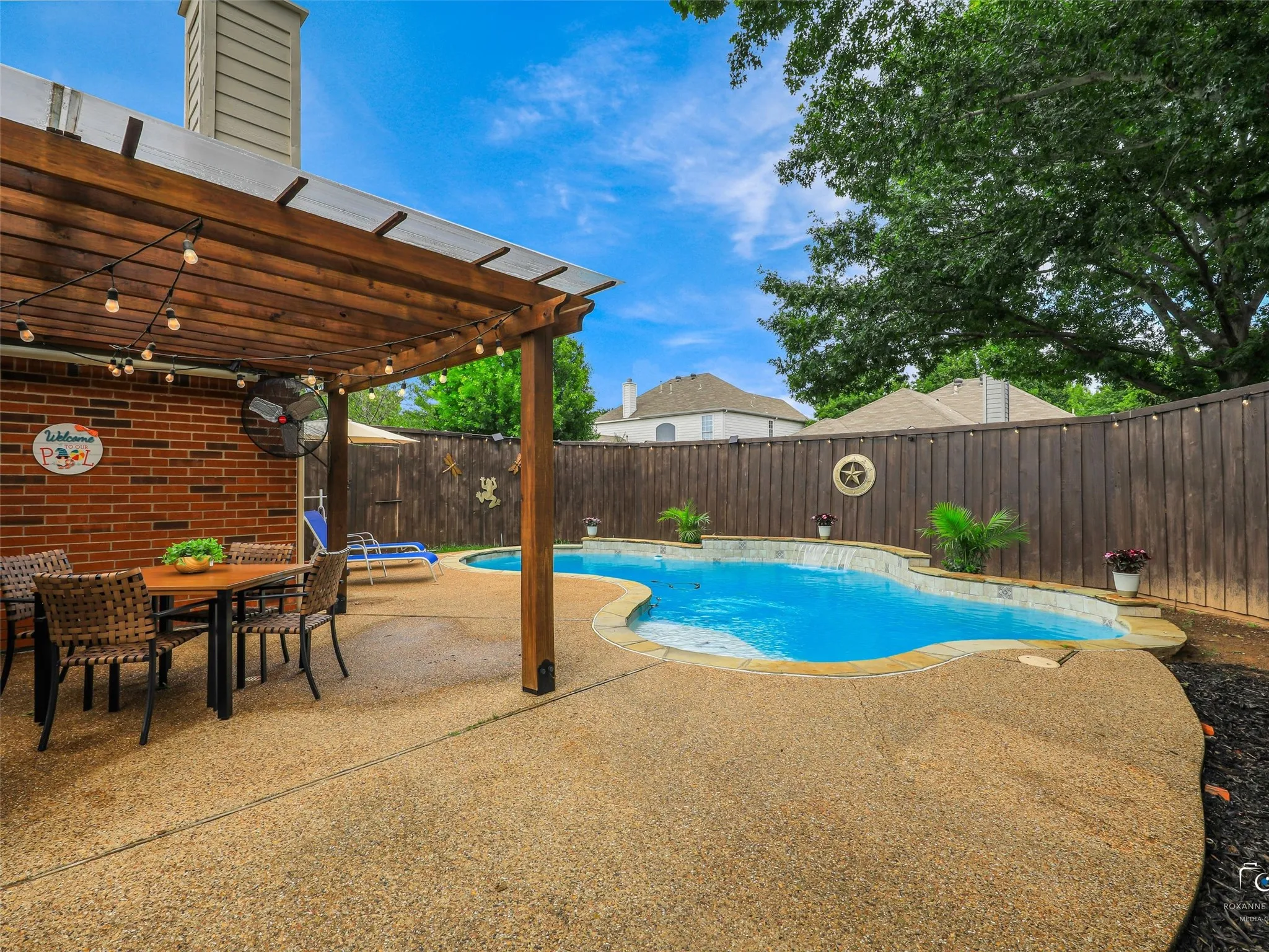 Backyard oasis