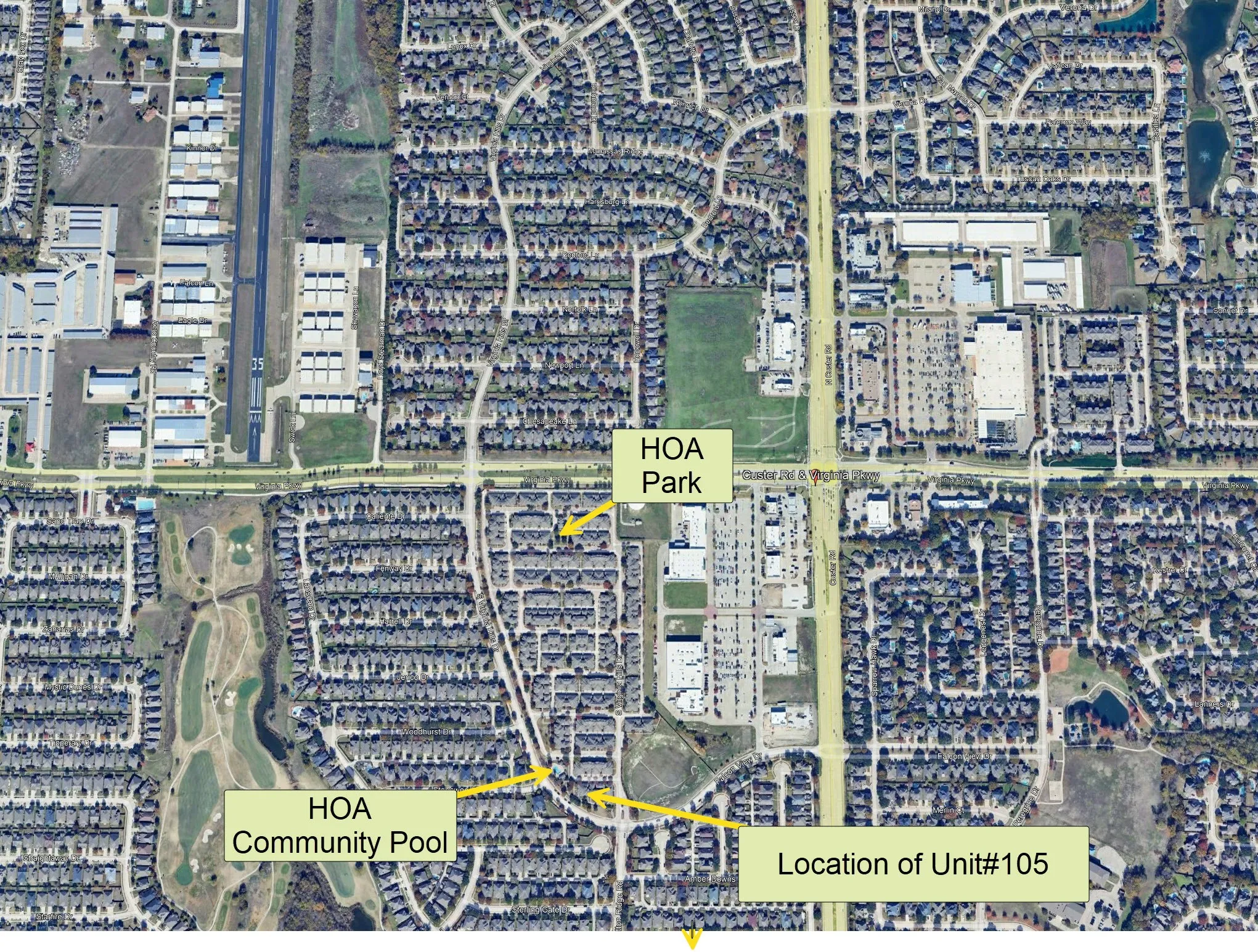 Unit for Sale and HOA Amenities