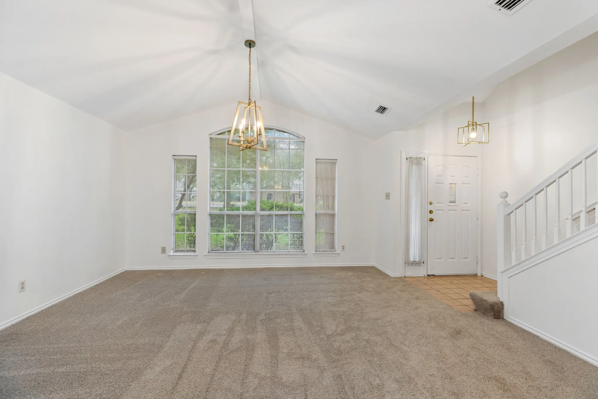 Updated flooring, paint, removed popcorn ceiling.