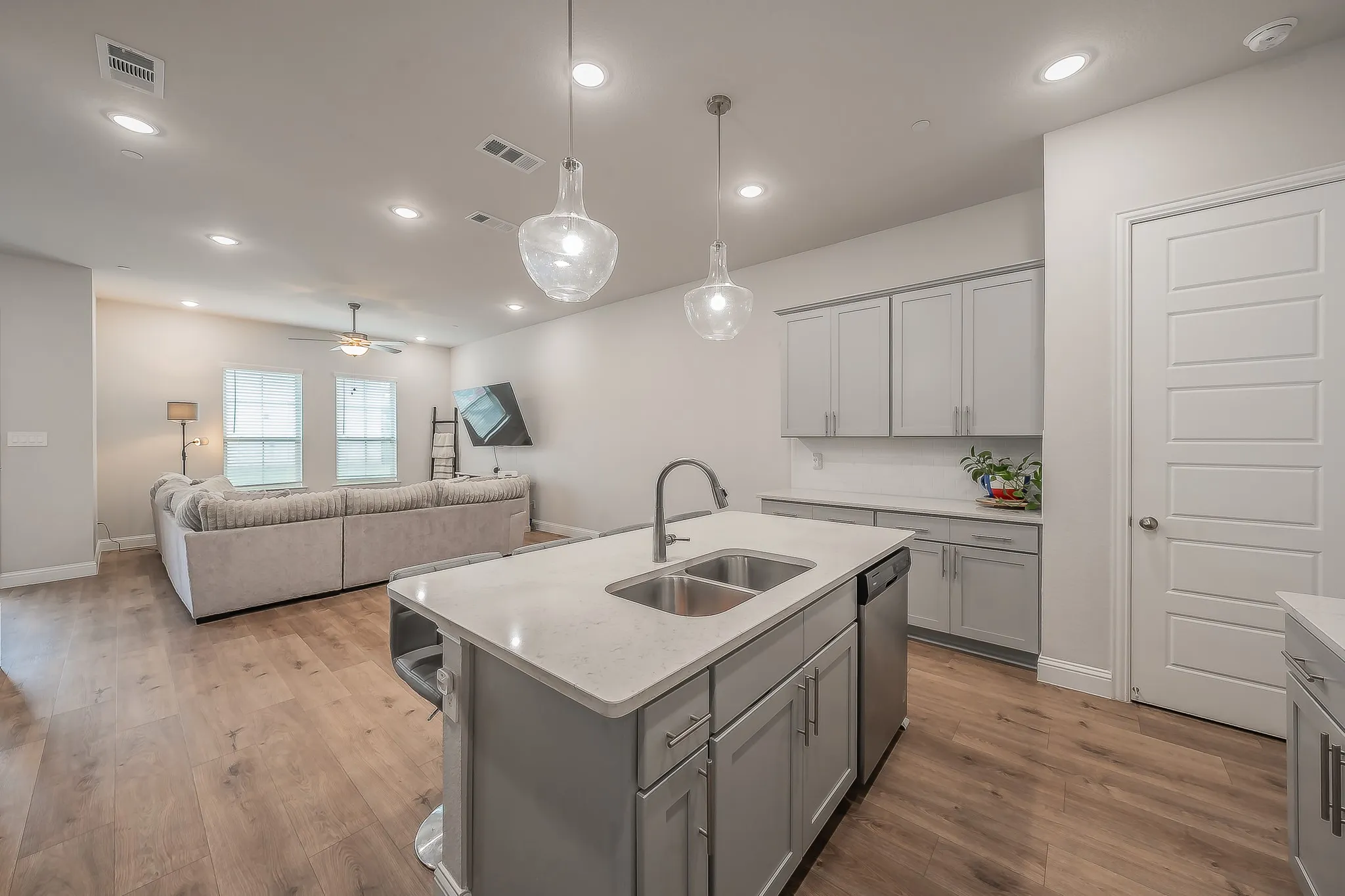 Open space in the kitchen is perfect for too many chefs in the kitchen!