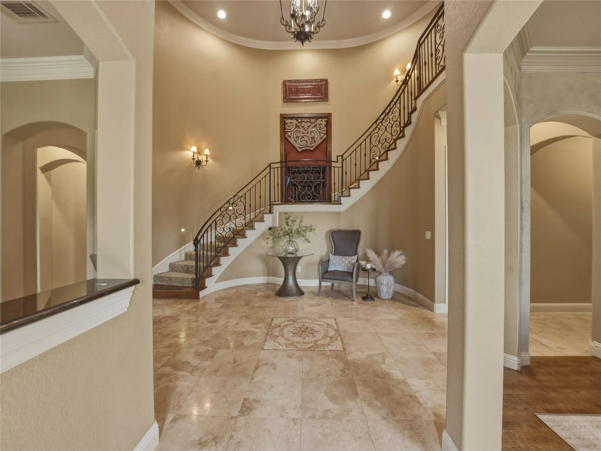 Large grand entrance