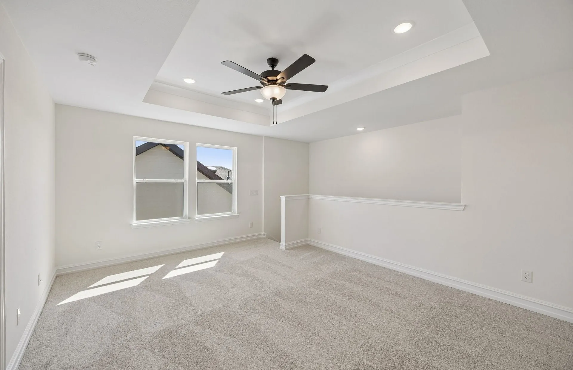 Spacious loft off second level entry