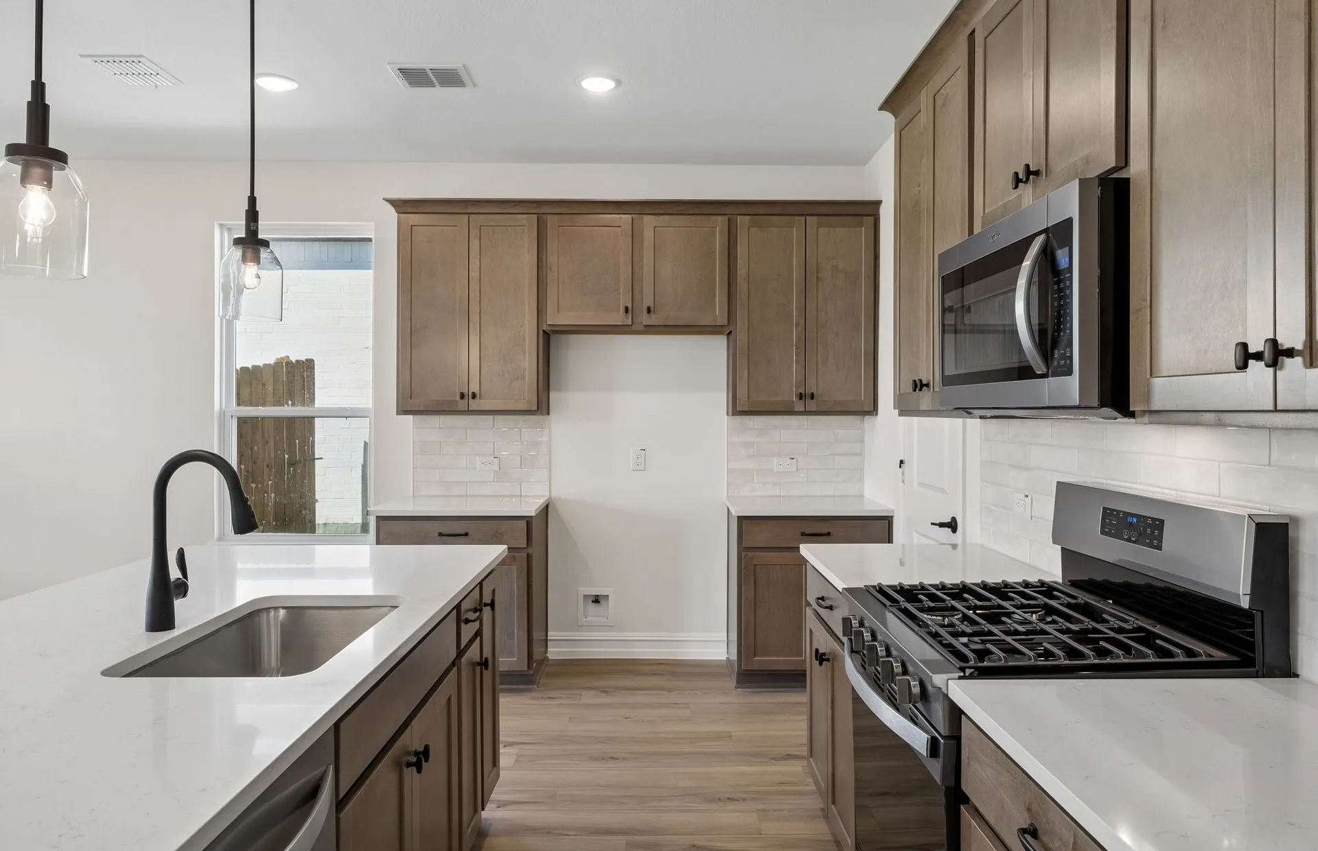 Abundant cabinet space available