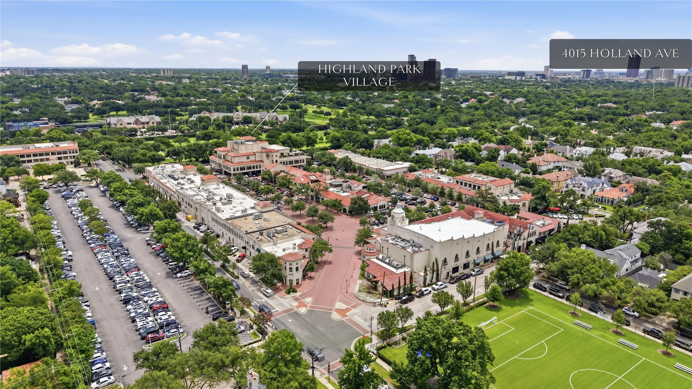 Highland Park Village nearby