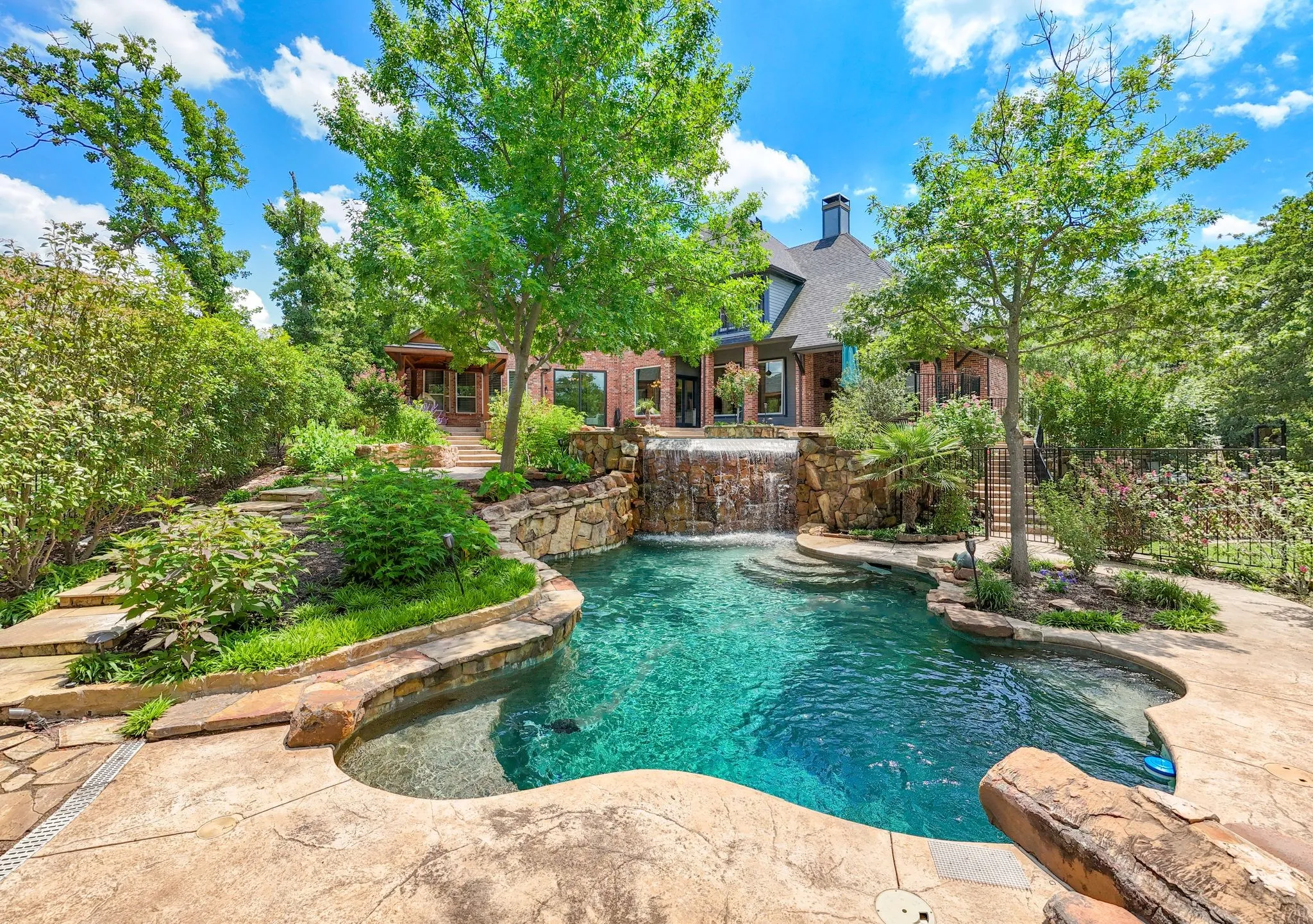 Lower Pool and Waterfall