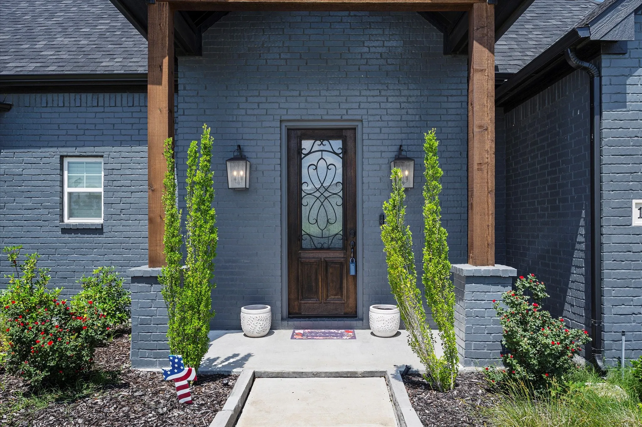 Extended front porch welcomes your arrival!