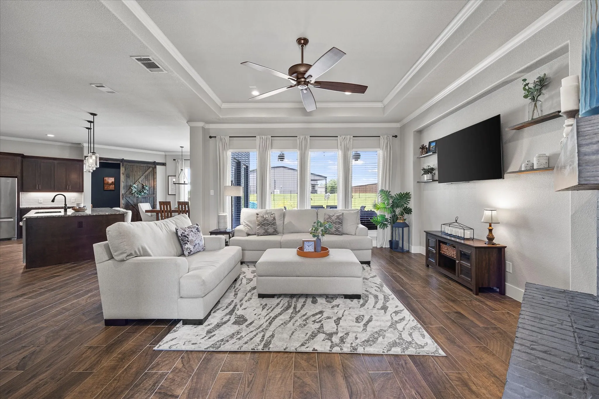 Picture perfect family room!