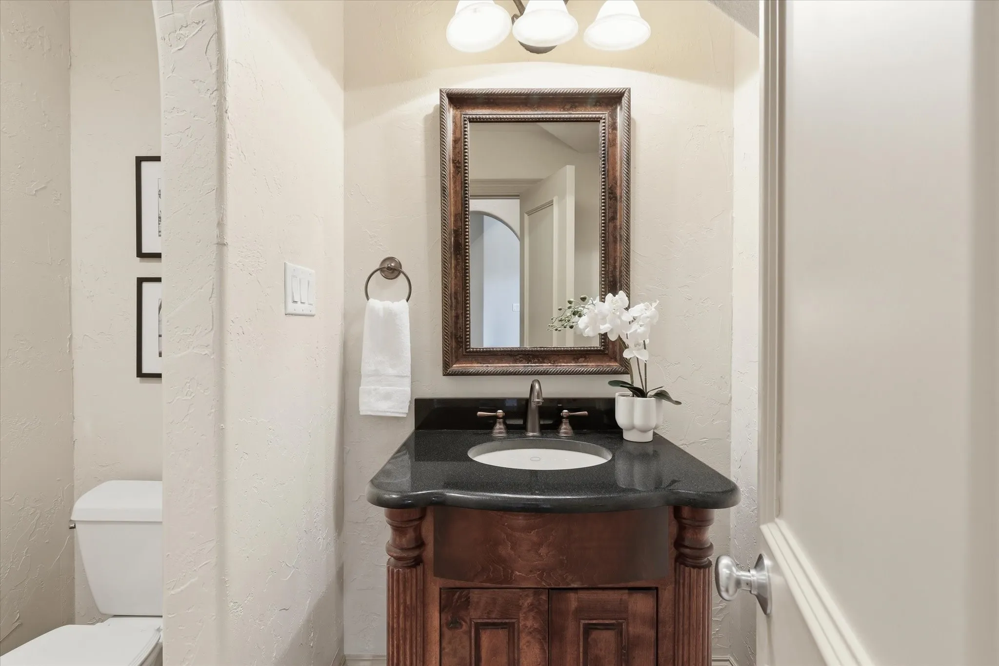 Half Bathroom on the first level