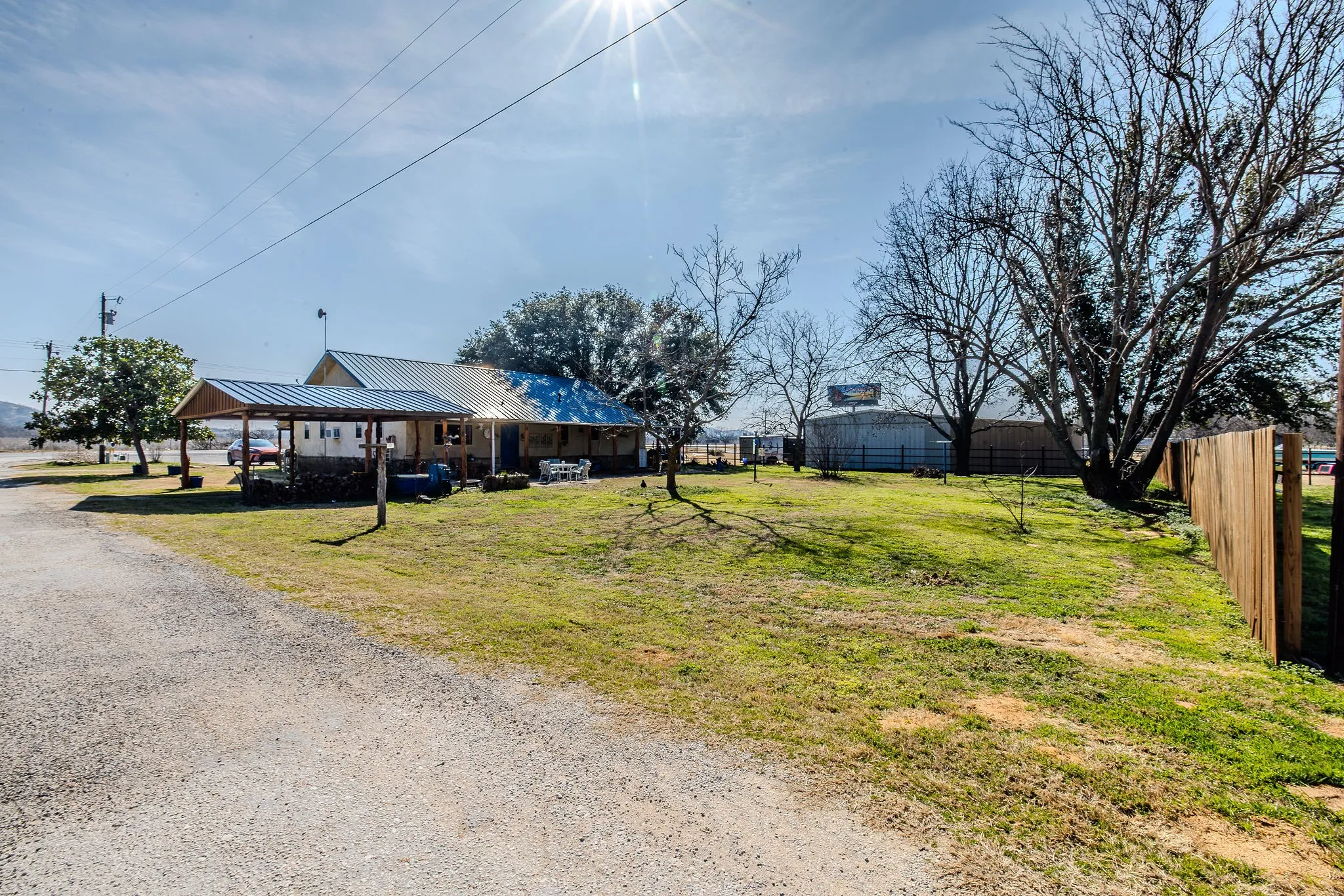 Large backyard on this corner lot property