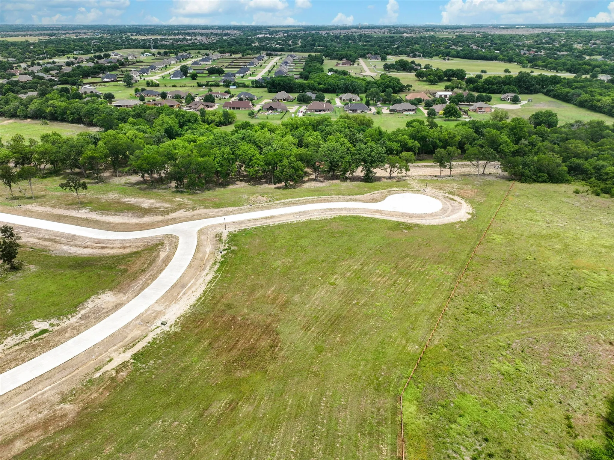 Aierial view from right side of Lot 67