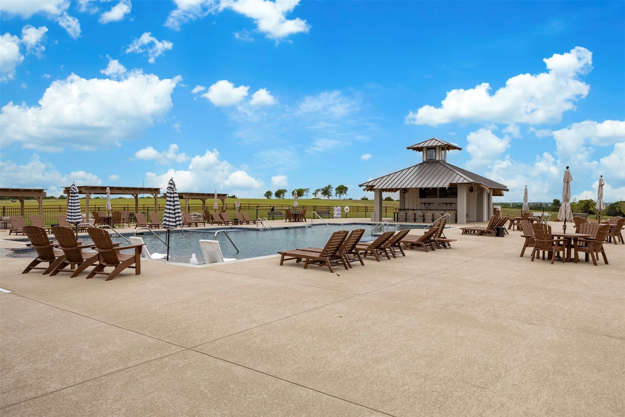 Resort-style pool