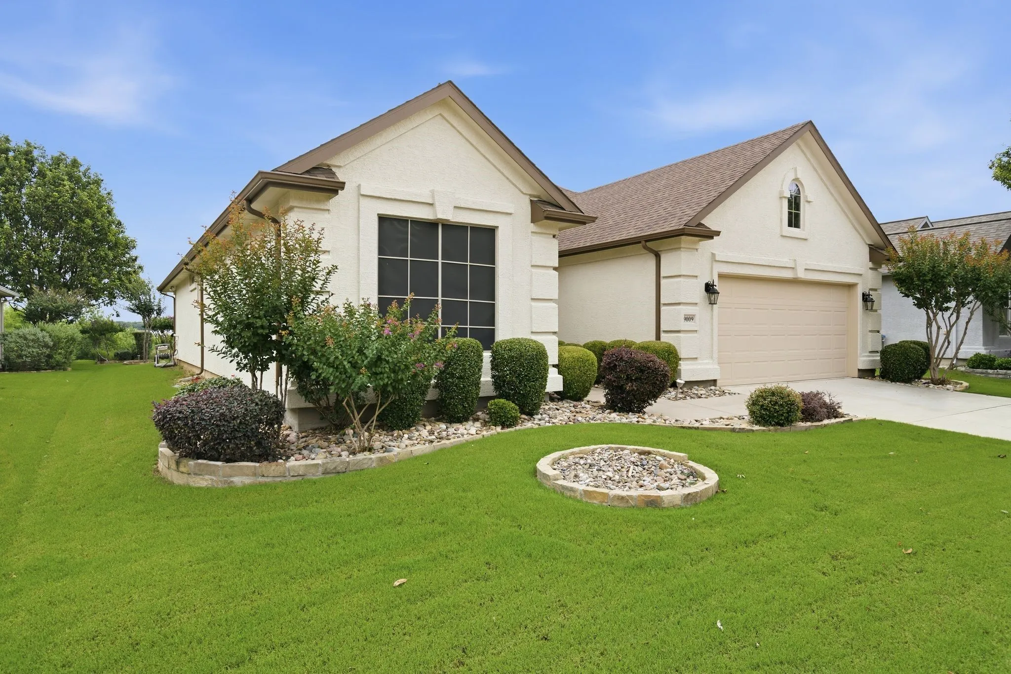 Beautifully landscaped