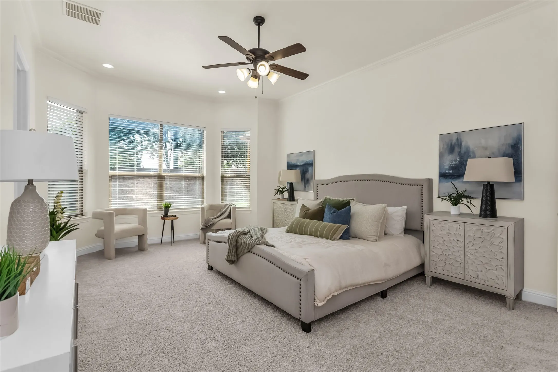 Huge primary suite with bay window upgrade