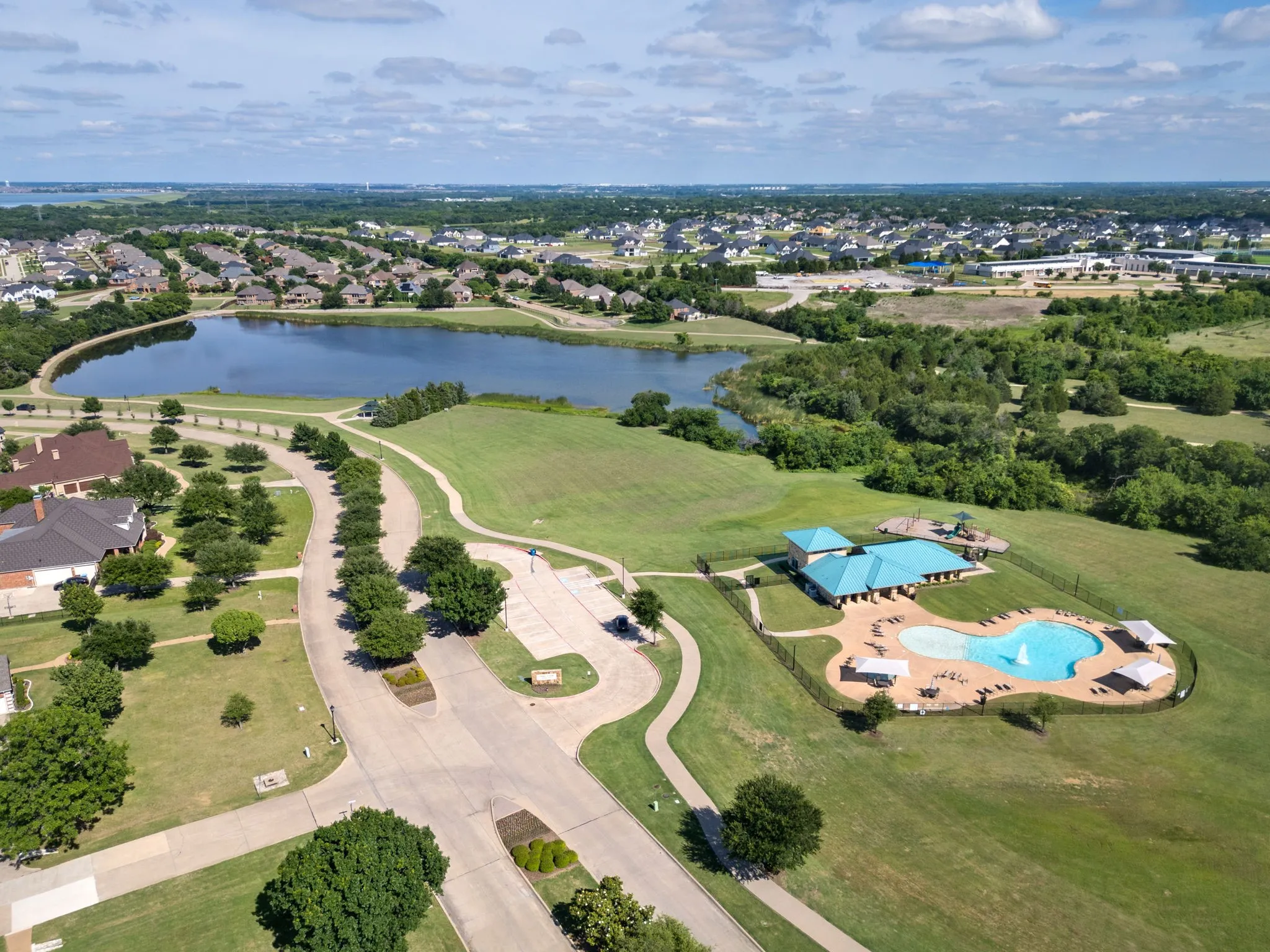Miles of trails, 2 community pools, playground area, and more within the Stoney Creek community.