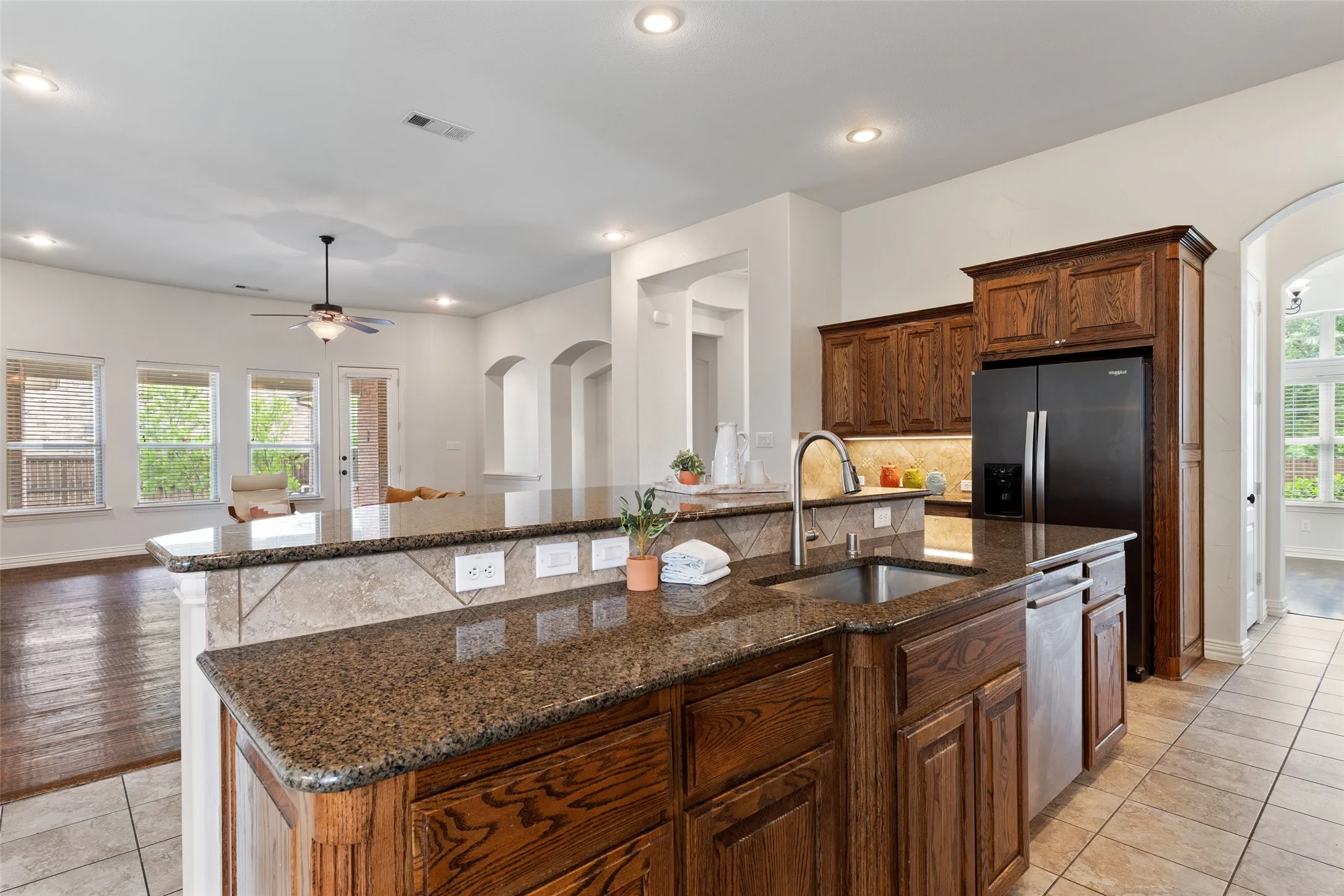 Abundant space for entertaining.