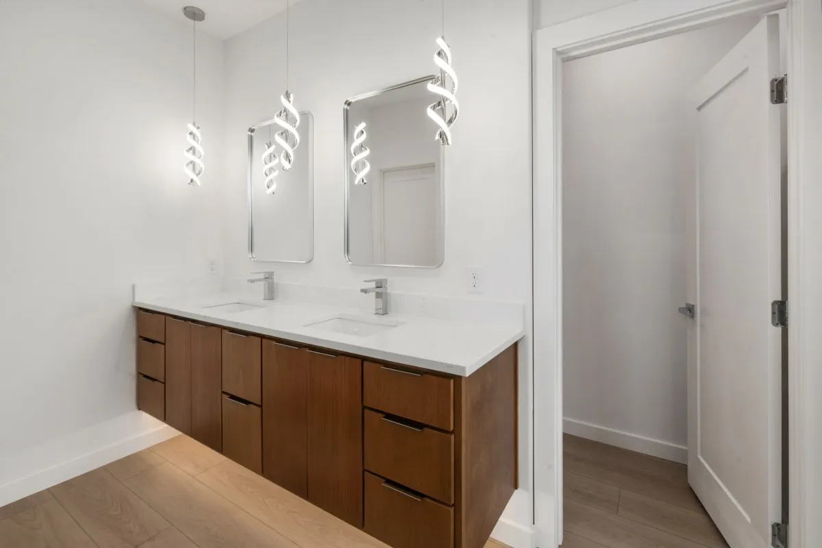 2nd floor primary suite bathroom.
