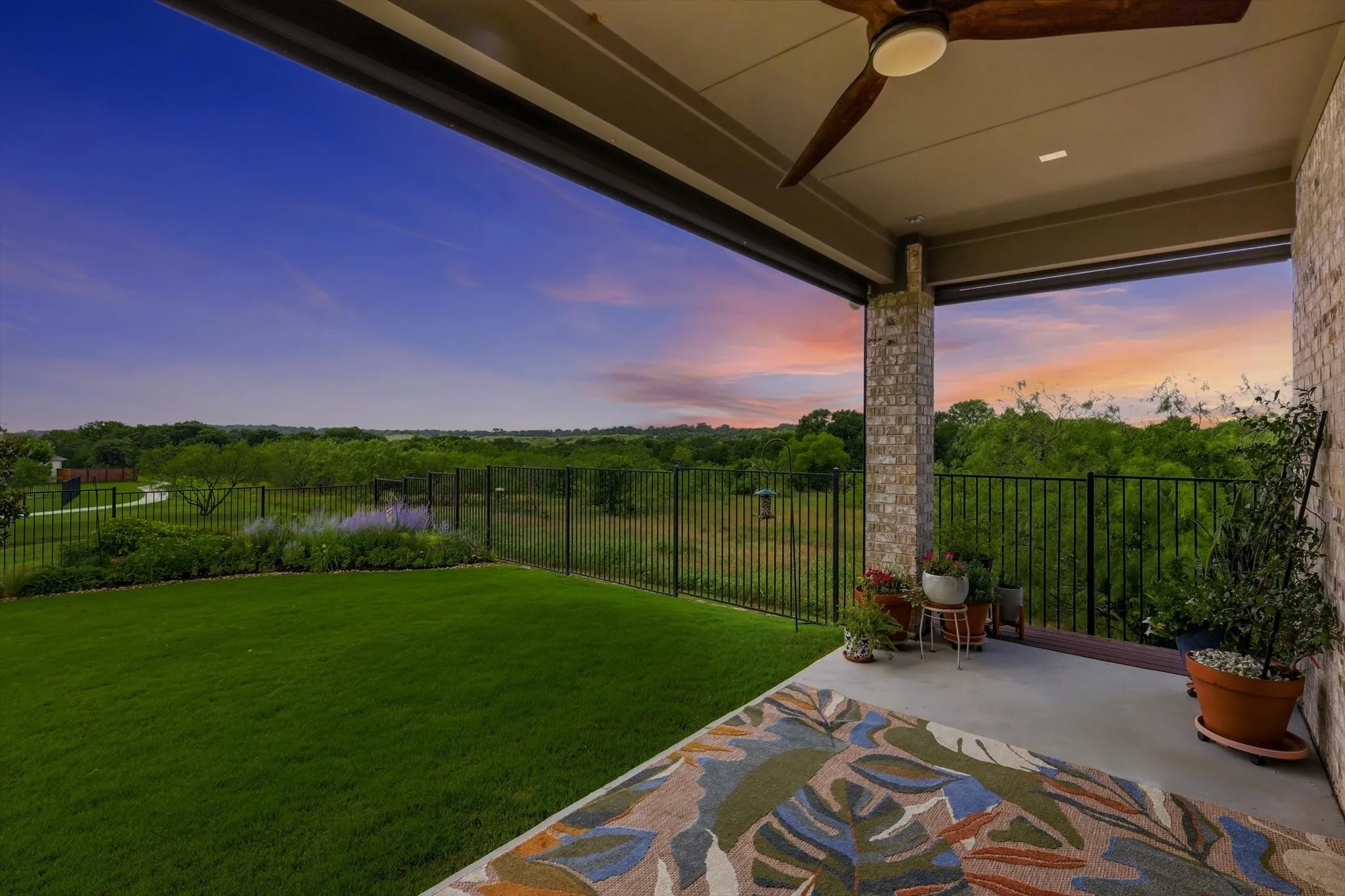 Back porch sitting while viewing the sunsets!