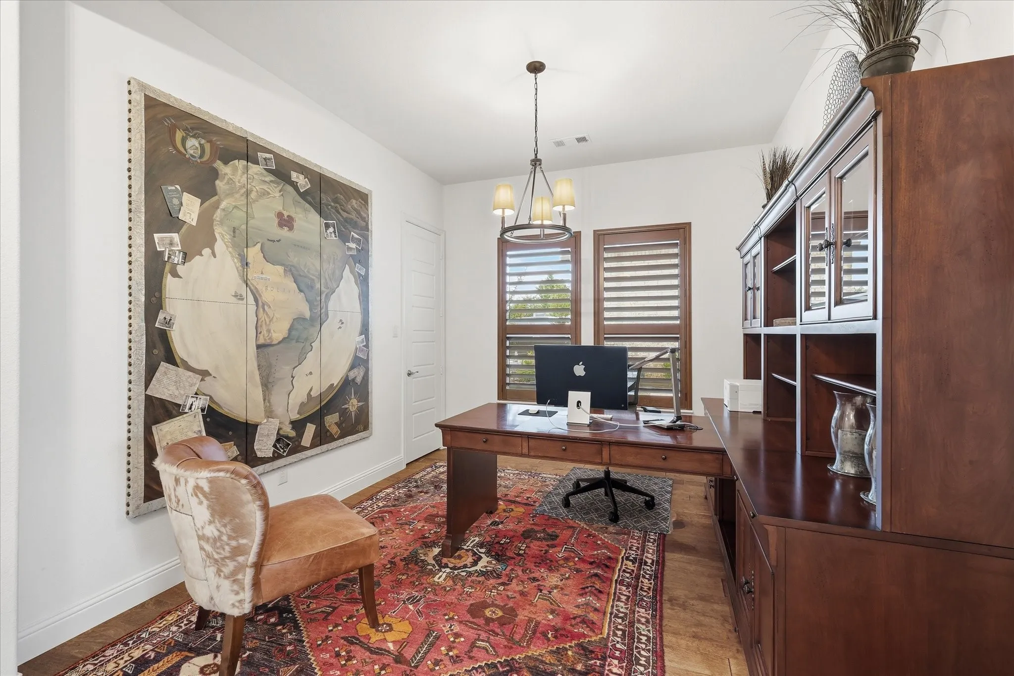 This area is used as an office but can be utilized as a formal dining, play room, etc.