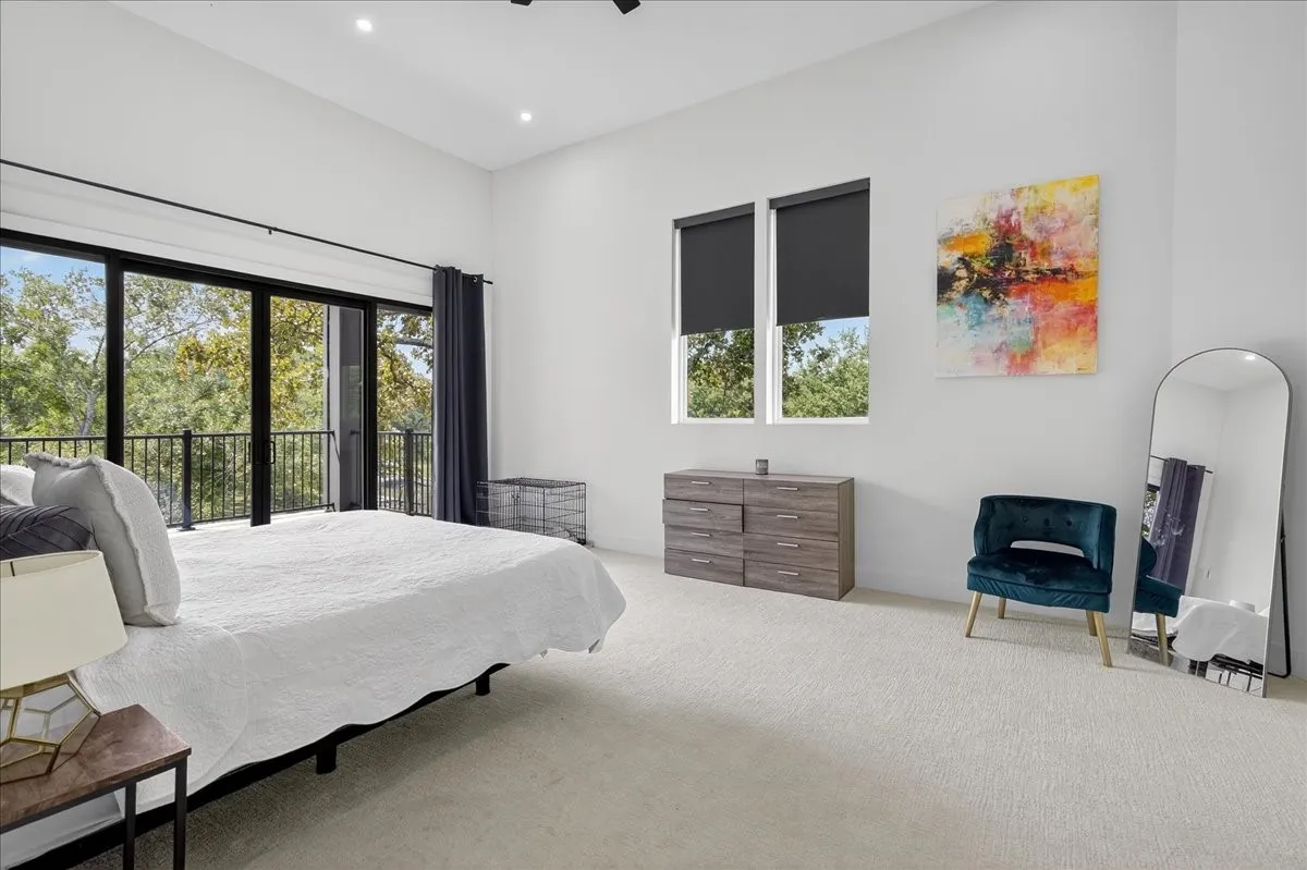 Spacious primary retreat designed for comfort and privacy
