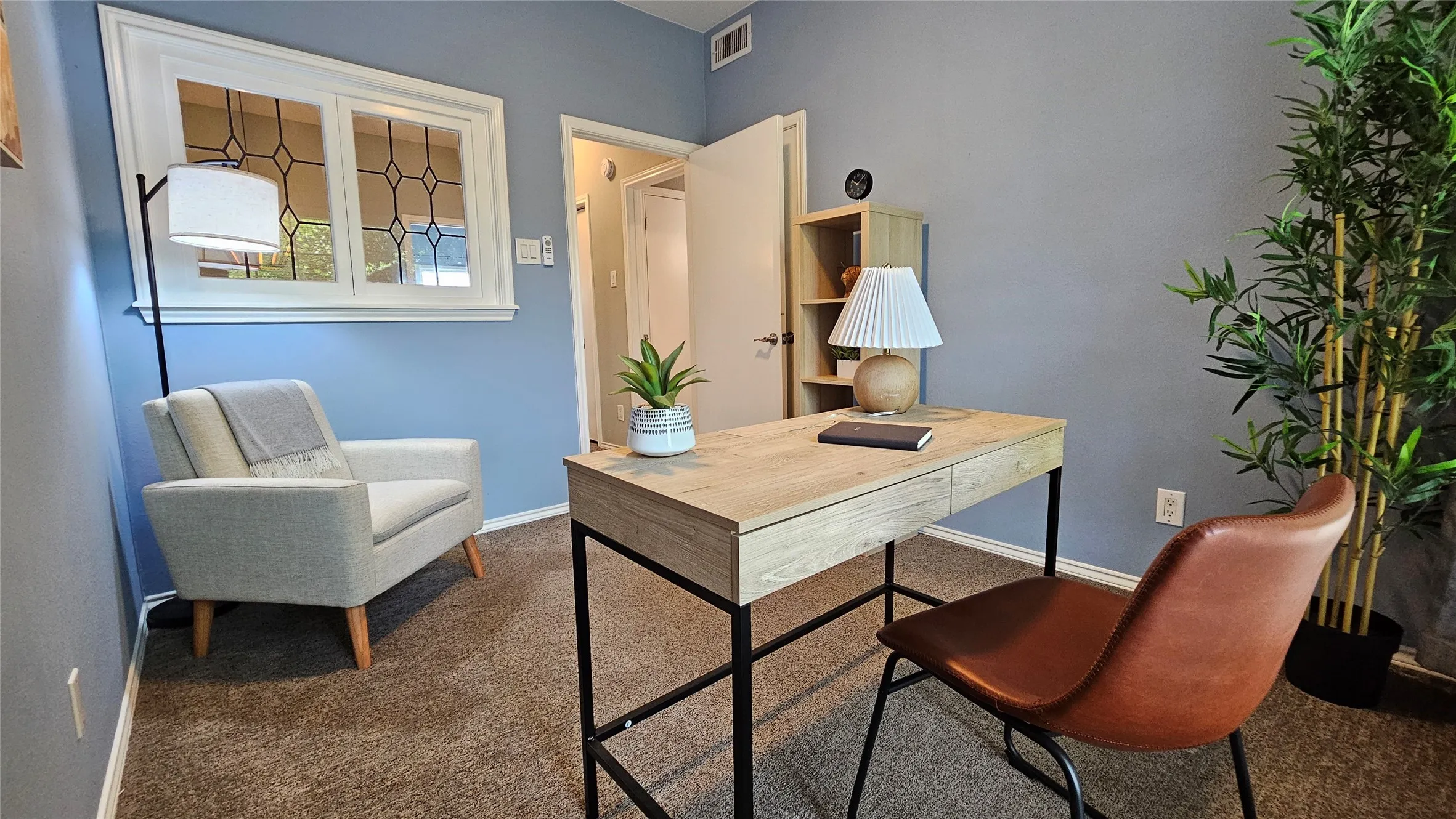 Natural light flows into the 2nd bedroom or Office space.