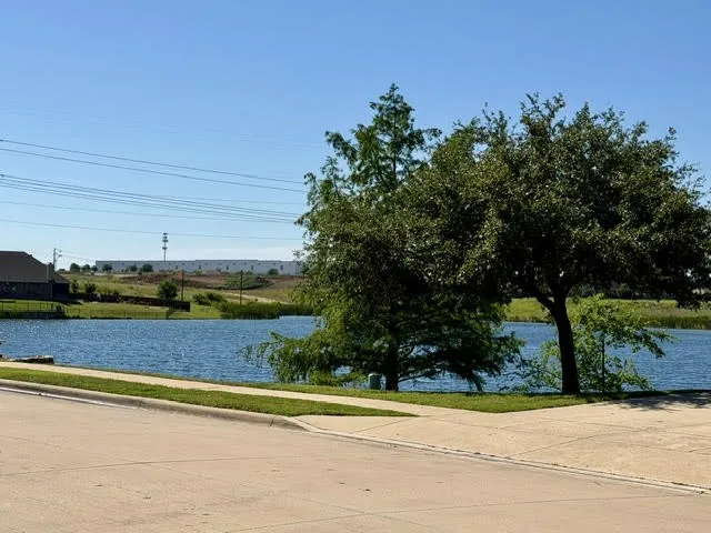 Front yard view of the lake