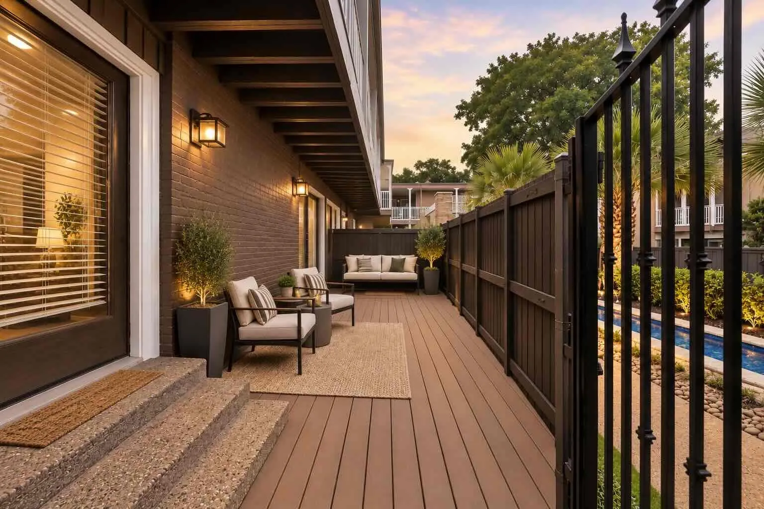 AI inspired Patio decor