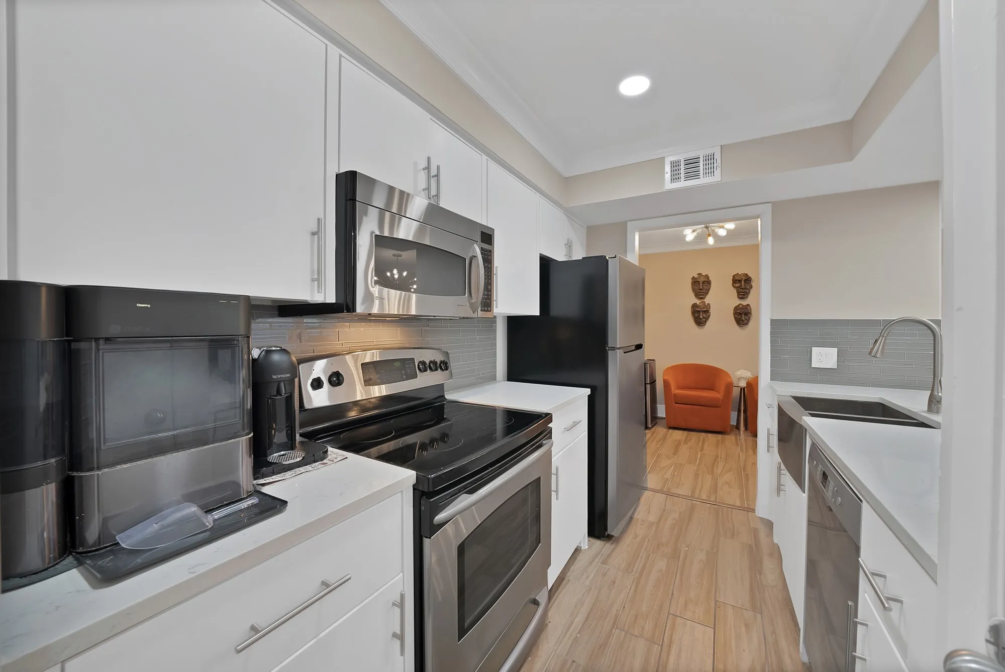Remodeled kitchen
