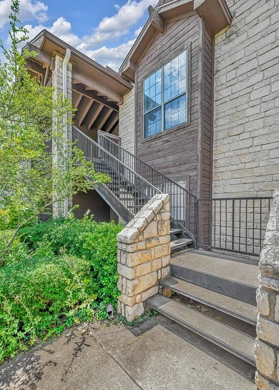 Stairway up to the #402 condo.