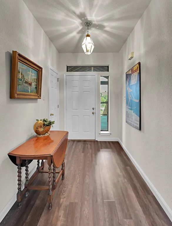 Welcoming entry.