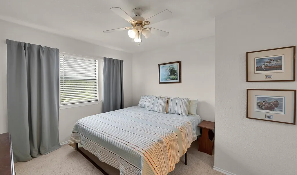 Back view of guest bedroom upstairs.