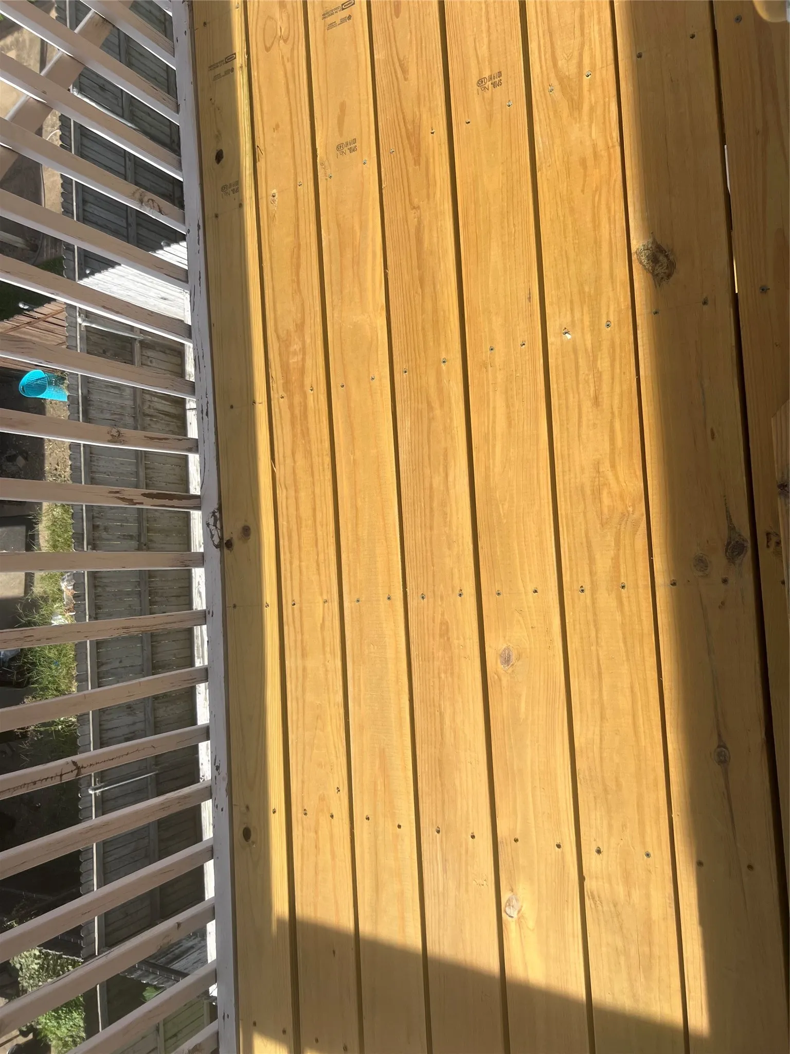 Some new decking replaced