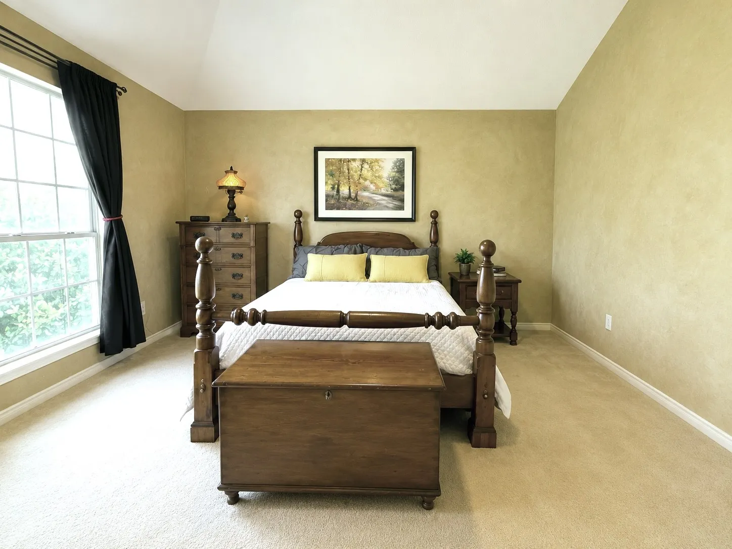 L through the four bedrooms are located upstairs, including the primary which features an oversize walk-in closet in the bath plus double vanities, a water closet, and a new toilet!