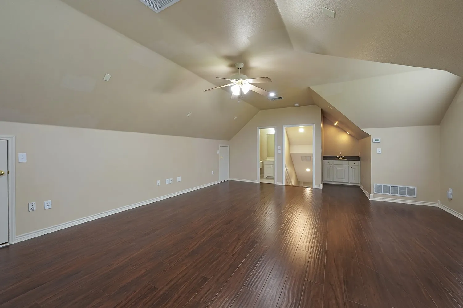 offers wet bar and half bath