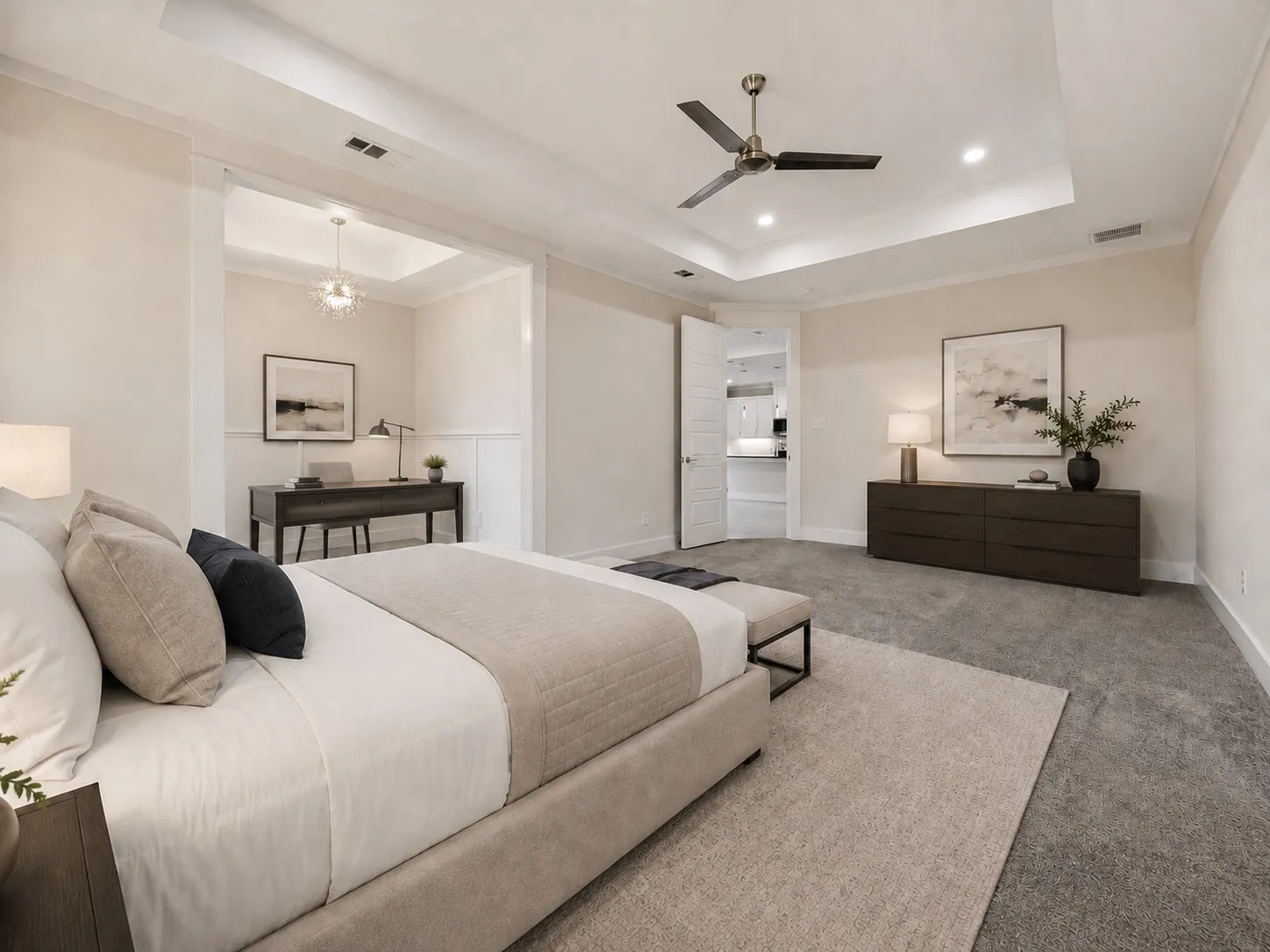 Master Bathroom with attached office